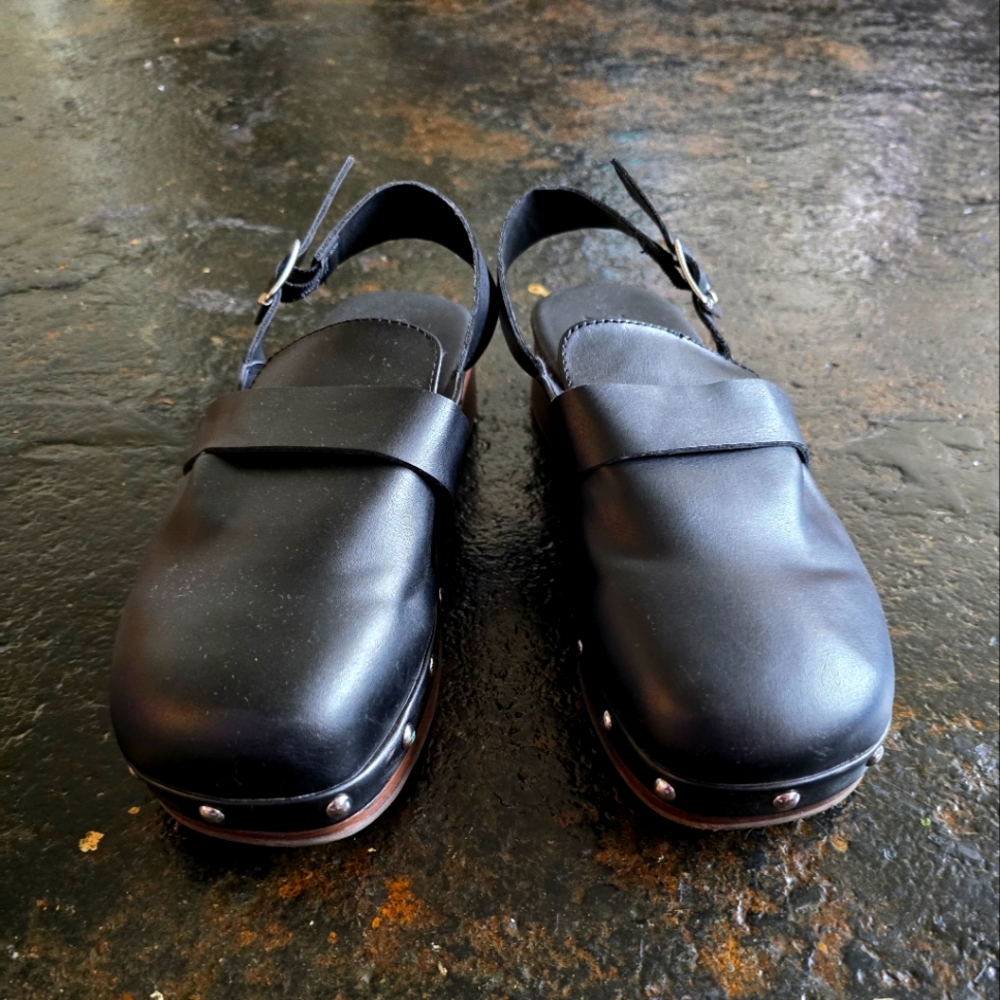 Black clogs